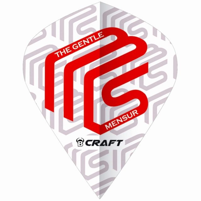 B-Craft Flight weiss Kite Mensur "The Gentle" Suljovic